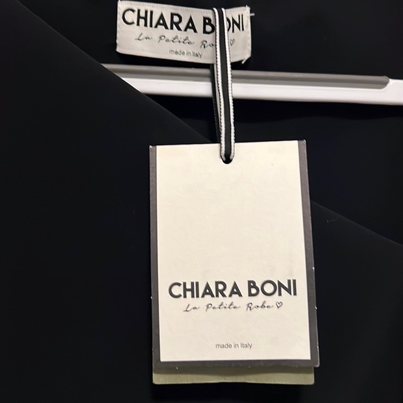 CHIARA BONI LA PETITE ROBE Cibeles 3/4 Sleeve Draped Sheath Dress BNWT SZ6 - Picture 5 of 12